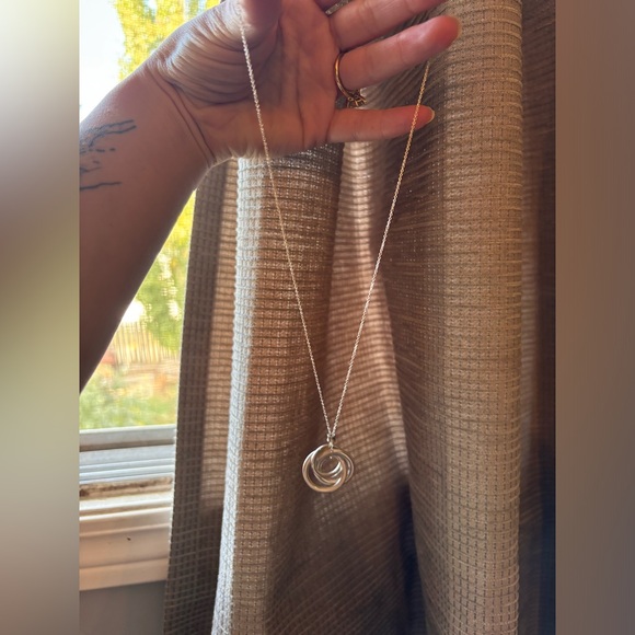 Tiffany & Co. Silver 1837 Interlocking Circles Necklace - Picture 3 of 3